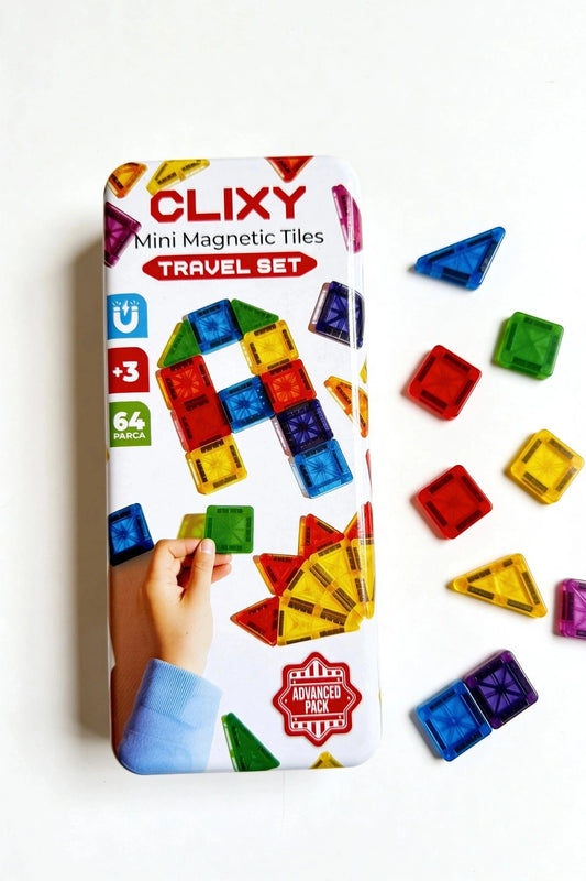 mindmag Mini Manyetik Bloklar 64 Parça Travel Set